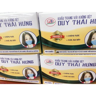 (Hộp 50chiếc) KT Vải Kháng Khuân Không Dệt 3D Xuất Nhật Bản, 4 Lớp Kháng Khuẩn❤️FREESHIP❤️