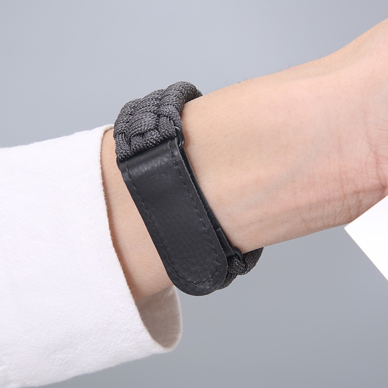 Dây Đeo Thay Thế Bằng Da Bện Cho Đồng Hồ Thông Minh Apple Watch 44mm 40mm 42mm 38mm Iwatch 5 6 SE 4 7