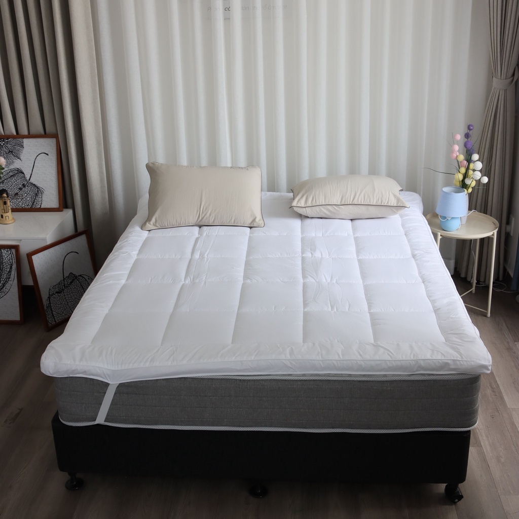 Topper nệm K-Bedding By Everon chất liệu microfiber, dày 5cm Giao màu ngẫu nhiên