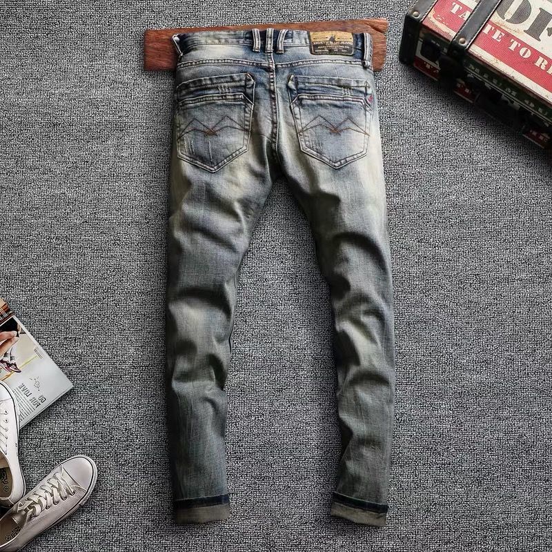 Quần jogger Jean Phong Cách Âu Mỹ Trẻ Trung Thời Trang Nam