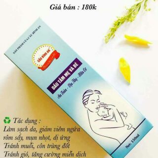 Dầu tắm thảo dược mẹ và bé