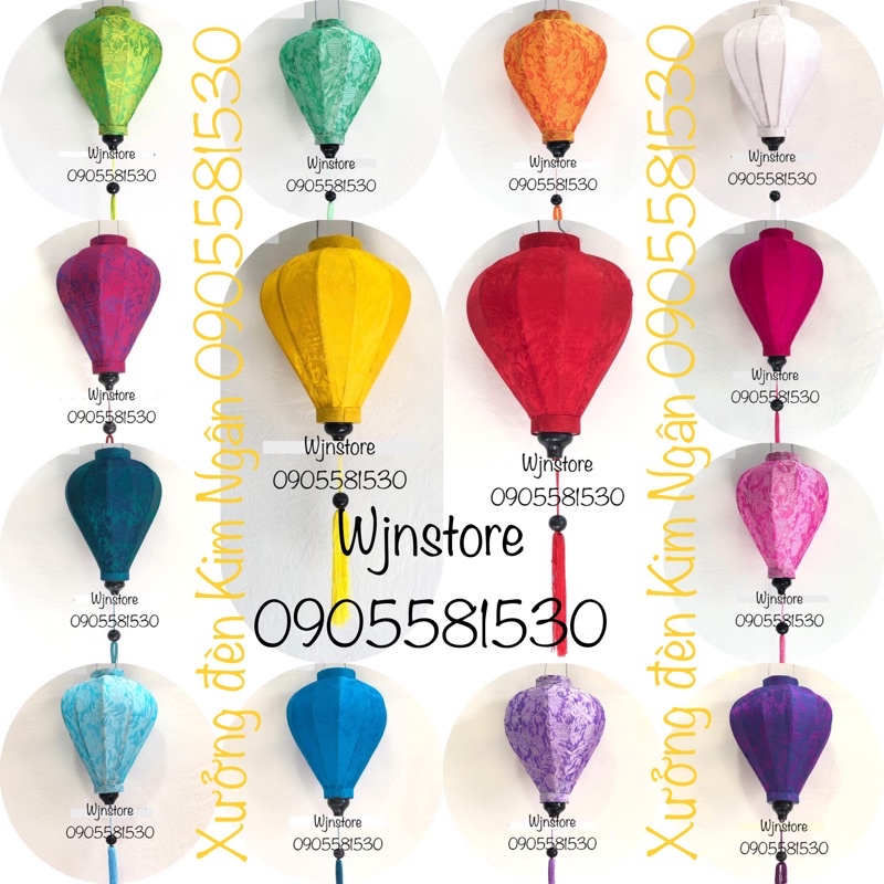 Đèn lồng trang trí Hội An Lantern mua 10 =sỉ ib