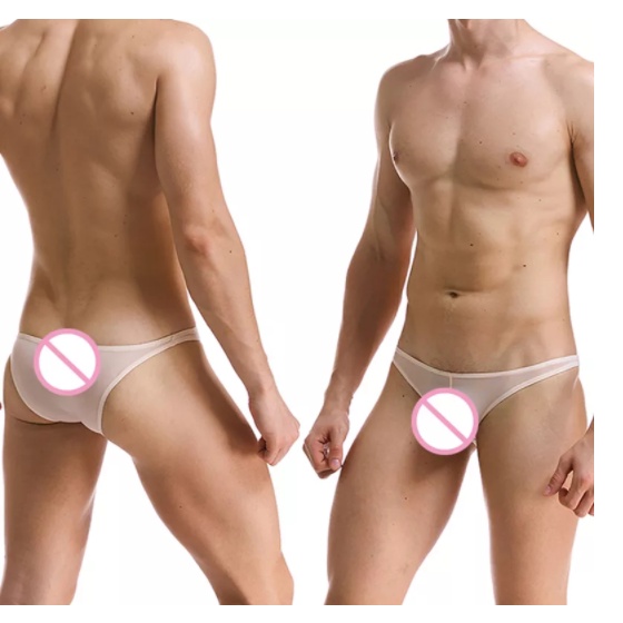 (KE43) Quần Lót Quần Sịp Nam Siêu Mỏng Trong Suốt Thoải Mái XL