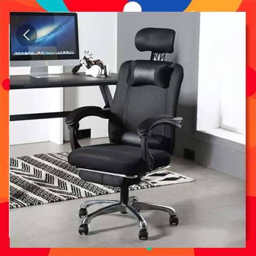 Ghế xoay giám đốc - gaming thiết kế hiện đại nghiêng góc 155 độ có để chân thoải mái