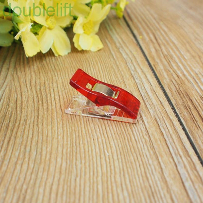 Set 50 kẹp nhựa trong suốt đa năng