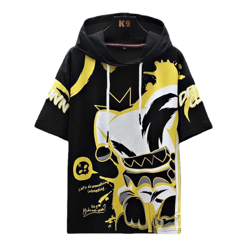 Áo hoodie In Hình Hoạt Hình Thời Trang Hè Cho Nam Nữ Size M-5XL