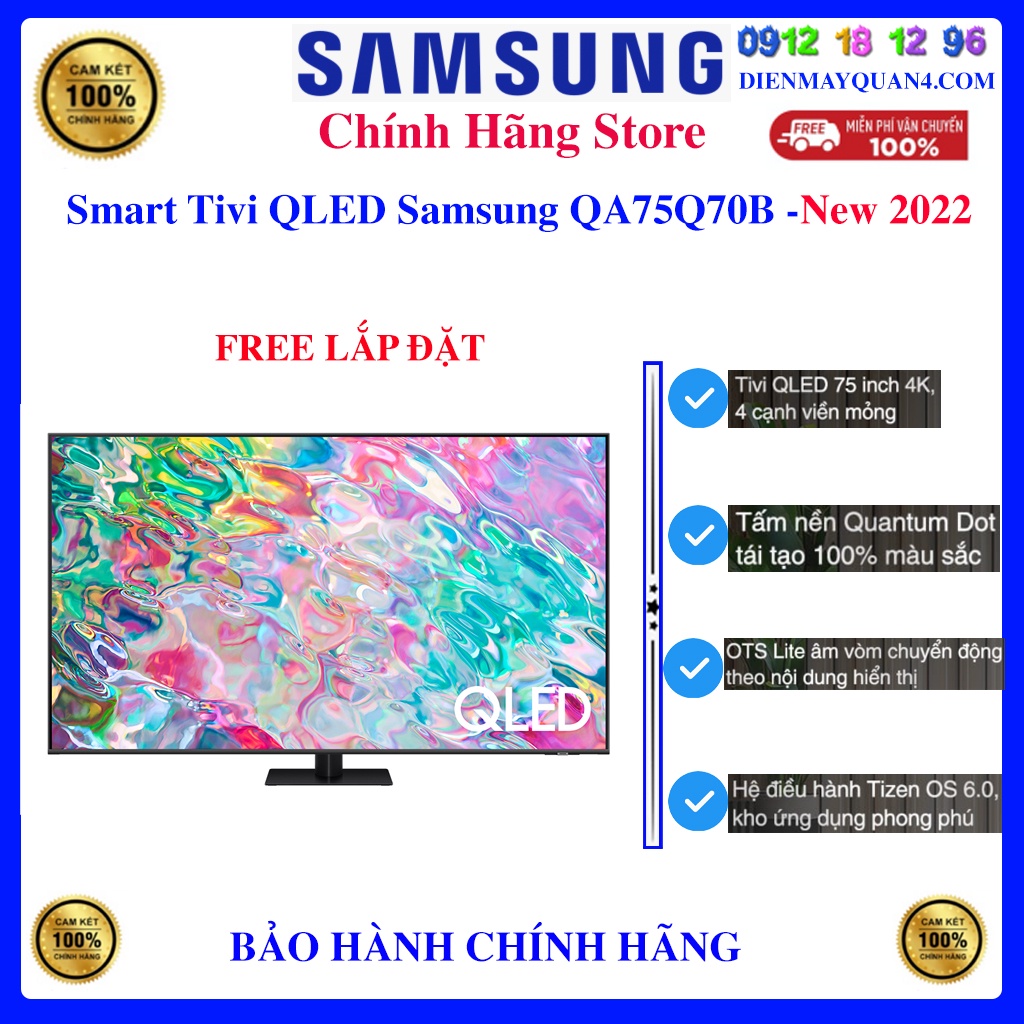 [Samsung 75Q70B] Smart Tivi QLED 4K 75 inch Samsung QA75Q70B