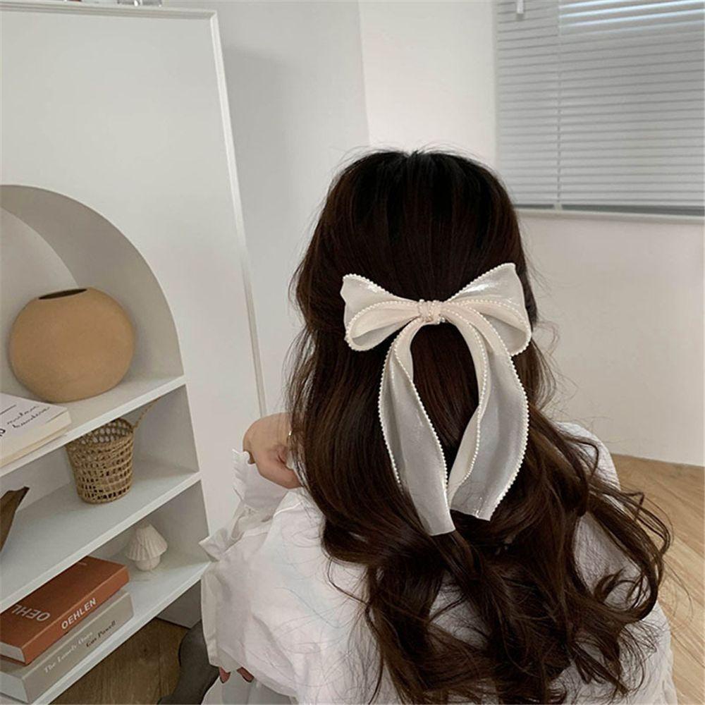 NIUYOU Kẹp Tóc Hình Nơ Xinh Xắn Dành Cho Nữ