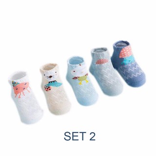 Set 5 Tất Len Mỏng Cho Bé Sơ Sinh