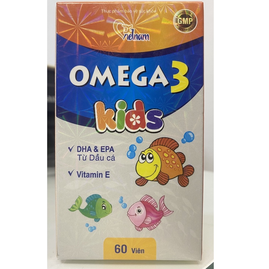 Omega 3 Kids Cho Bé Từ 1 Tuổi Giúp Phát Triển Não Bộ Cải Thiện Thị Lực