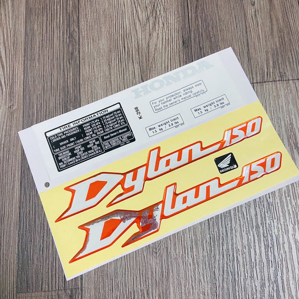 [DYLAN TRẮNG ĐỎ) TEM DÁN XE DYLAN 150CC CAO CẤP NHƯ TEM ZIN (CÓ THÔNG SỐ CỦA XE)