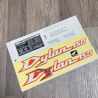 [dylan trắng đỏ) tem dán xe dylan 150cc cao cấp như tem zin