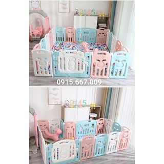 💘(Hỏa tốc 2H) Bộ quây cũi Nhựa Gấp Gọn nguyên sinh Tặng Thảm,Bóng (GIAO 2H HCM) .