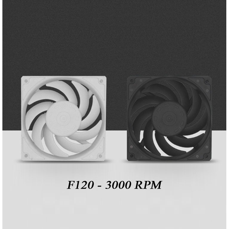 Quạt tản nhiệt thổi Case/RAD Fanner F120 (3000RPM)