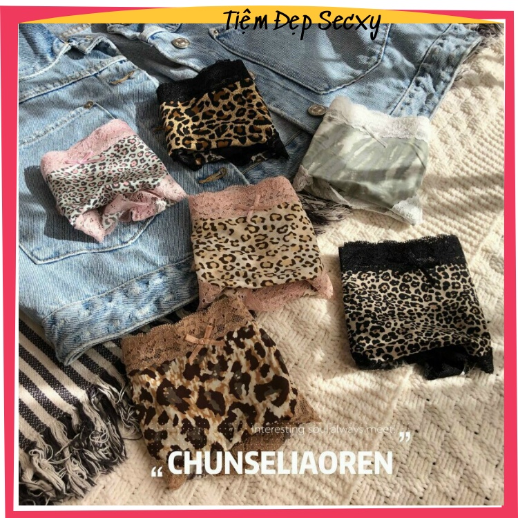 QUẦN LÓT NỮ DA BEO-QUAN LOT BEO HỌA TIẾT SANG CHẢNH HOTTREND