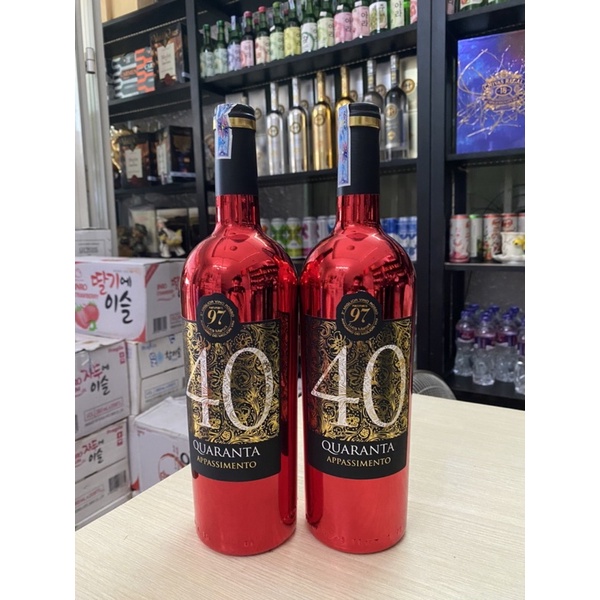 Vang Đỏ Ý 40 Quaranta 15 750ml