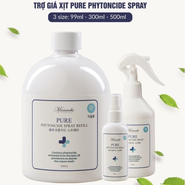 XỊT KHUẨN PHYTONCIDE NGUYÊN CHẤT THANH LỌC & LÀM SẠCH KHÔNG KHÍ, ĐỒ DÙNG (PURE PHYTONCIDE)