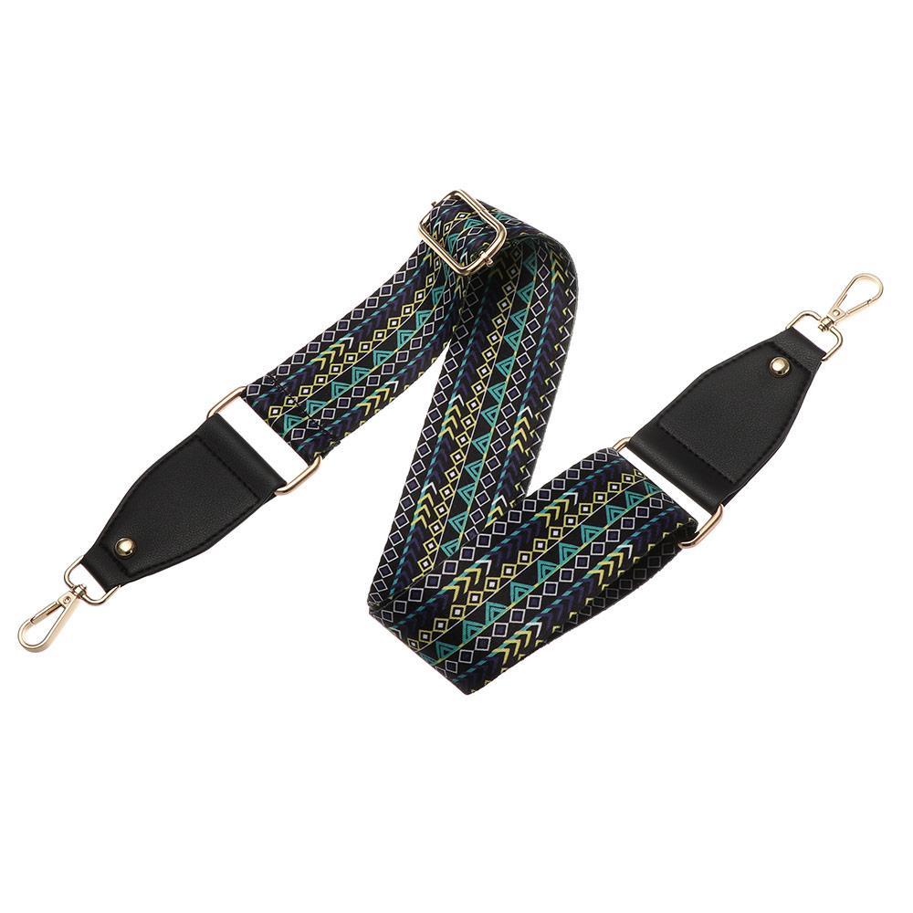 ROWANS Dây Đeo Túi Xách Họa Tiết Thổ Cẩm Màu Cầu Vồng Thời Trang