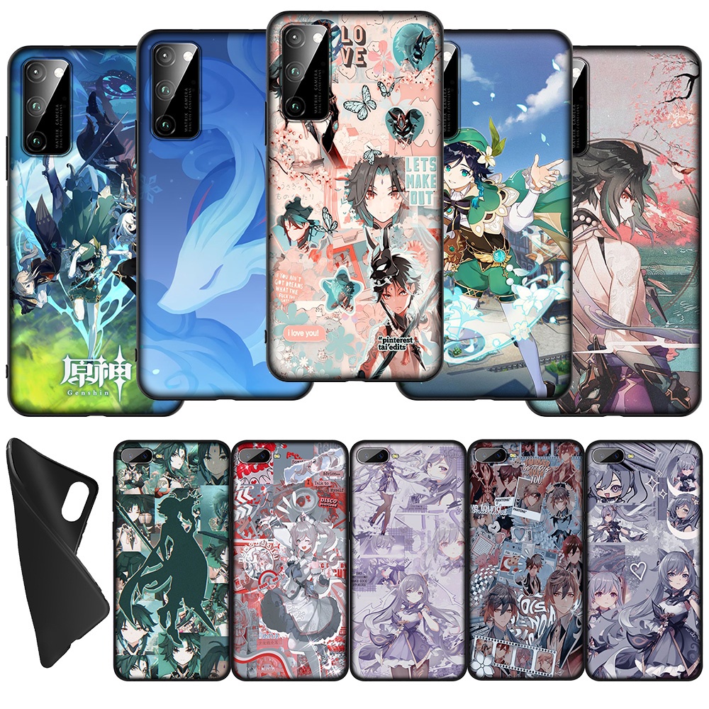 Ốp Điện Thoại Silicon Mềm Hình Game Genshin Impact Bn41 Cho Realme C21Y C25Y V11 V11S Narzo 50i