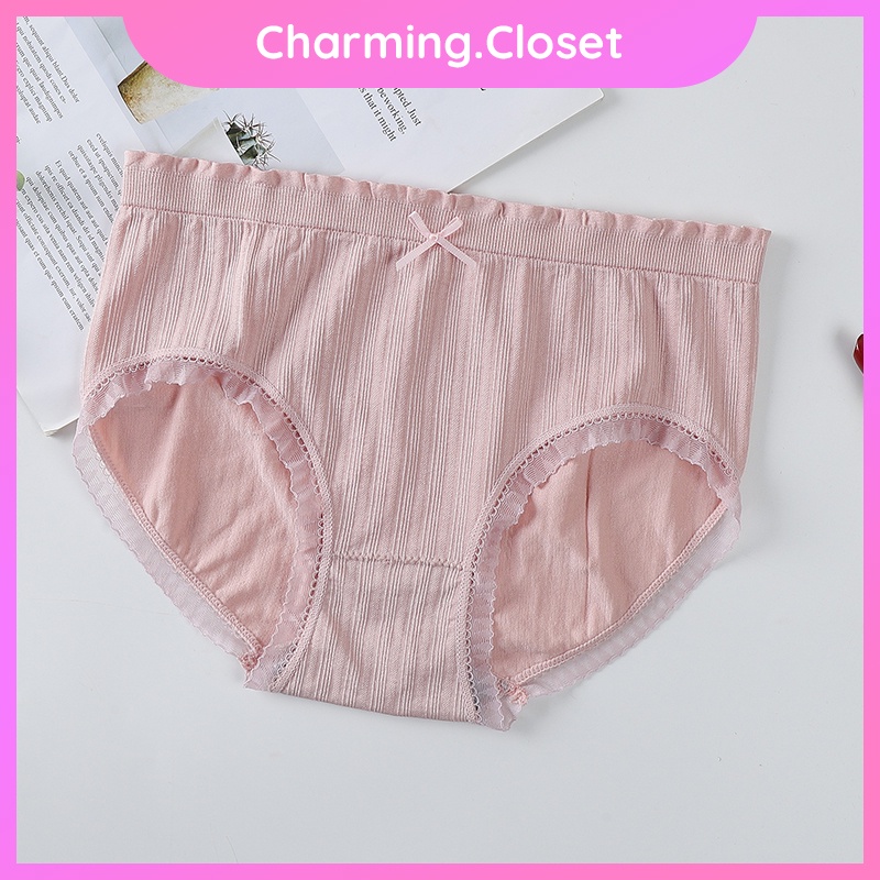 Quần Lót Nữ Cotton Dệt Kim Loại 1 Mềm Mại Thông Hơi, Quần Chip Nữ Nâng Mông Kháng Khuẩn | BigBuy360 - bigbuy360.vn