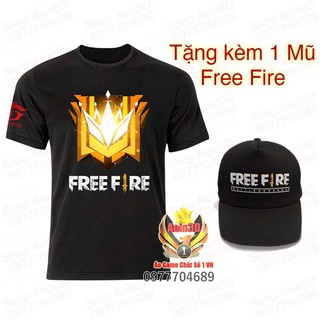 Xả kho áo free fire đại kiện tướng tặng kèm mũ ff - ctct shop aoin3d