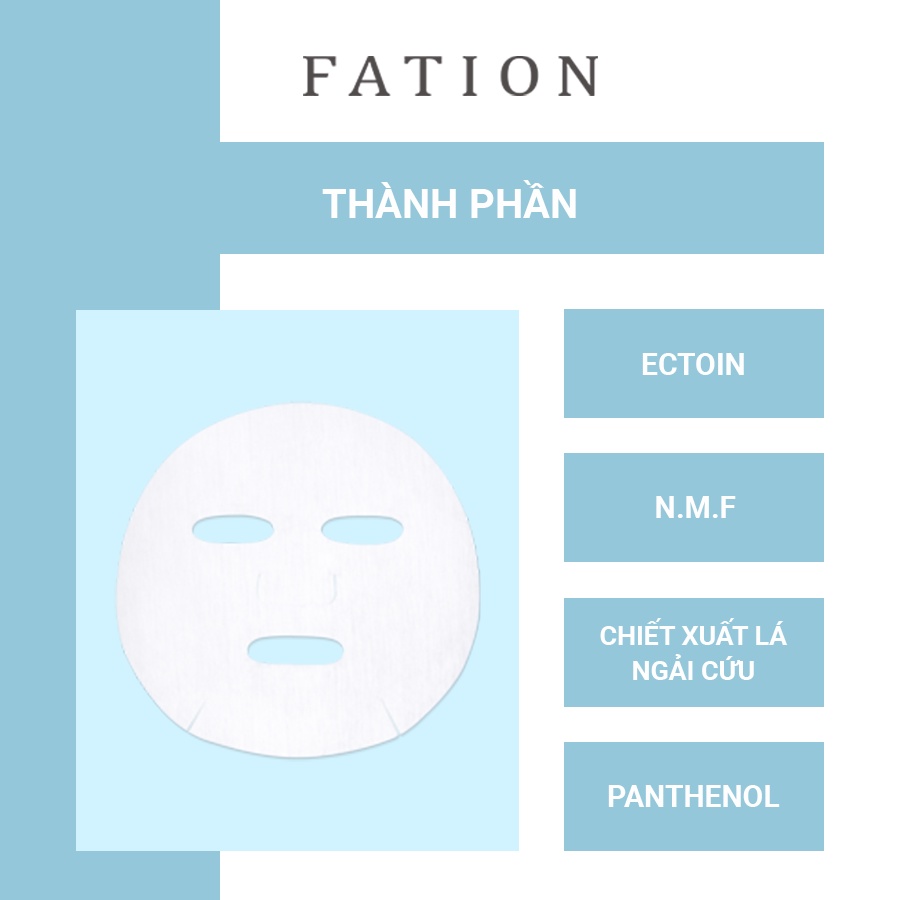 Mặt Nạ Cấp Ẩm FATION Easy Soluderm Waterfull Barrier Mask 25g