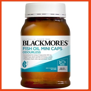Dầu cá Blackmore úc [FREE SHIP_MẪU MỚI]  400 viên không mùi