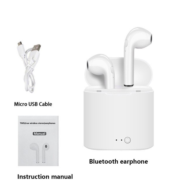 Bộ Tai Nghe Bluetooth Không Dây I22 & I12 Tws Macaro V5.0 3d Cho Android Iphone Pc I7S