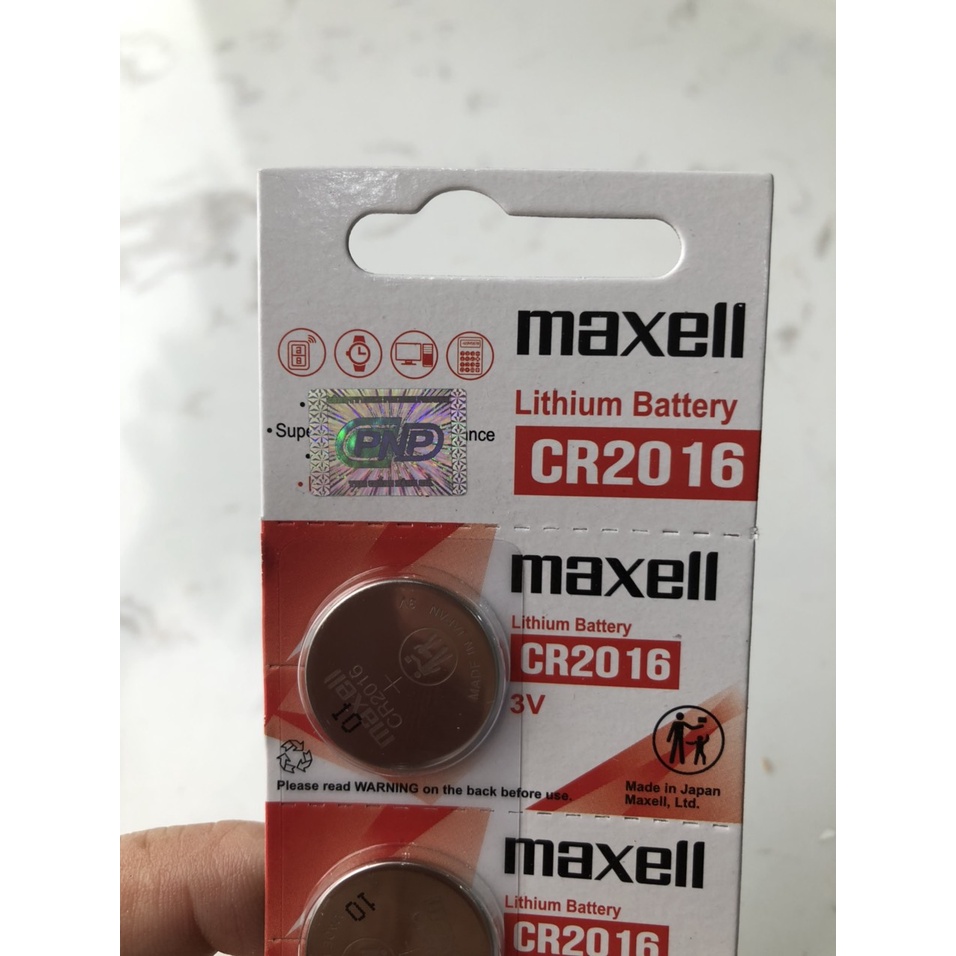 Pin CR2016 Chính Hãng Maxell Lithium 3v - Pin Remote Smartkey Ô tô Xe Máy Đồng Hồ Thiết Bị Các Loại