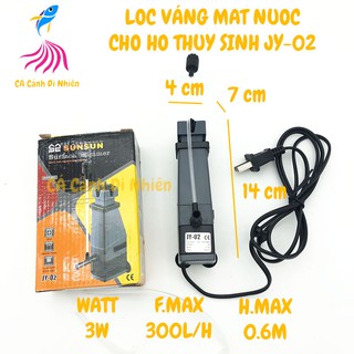 Lọc váng mặt nước SunSun JY-02 cho hồ cá thủy sinh 3W - Lọc mặt hồ JY02