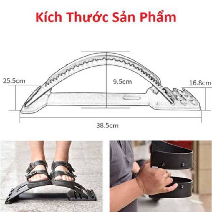 Khung nắn chỉnh hình cột sống và massage diện chuẩn - hỗ trợ điều trị thoát vị đĩa đệm, nhức mỏi lưng