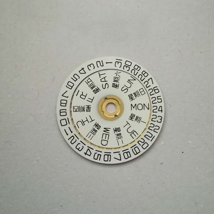Calendar Day Watch Dial Disk Repair for 2836/2834 Mechanical Watch Movement