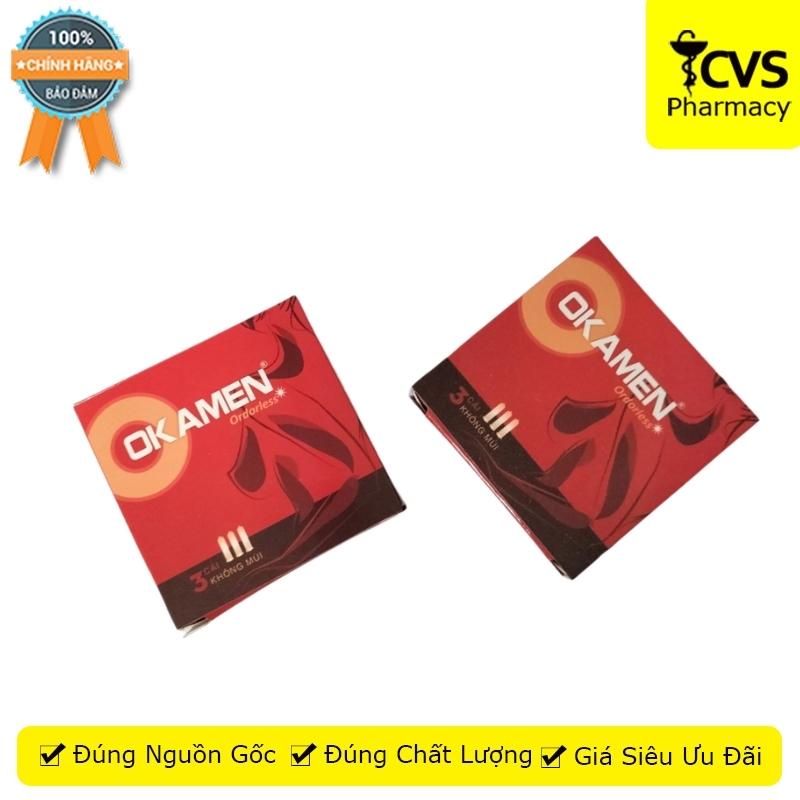 Bao Cao Su OK amen Hộp Nhỏ 3 Cái - CVS Pharmacy