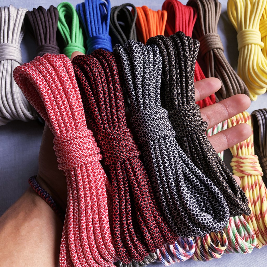 [Màu 21-31] Dây dù Paracord 550lbs đan vòng tay sinh tồn cuộn 5m, hàng mỹ USA