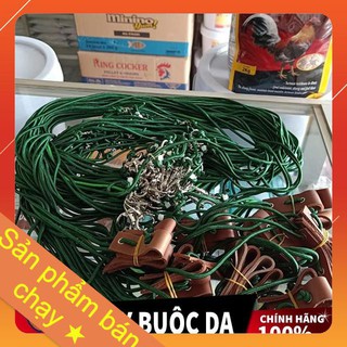 Dây cột gà bằng da cực chắc chắn , chống xoắn , dây đai làm bằng da bò rất mềm, êm dùng cột gà tre , gà nòi