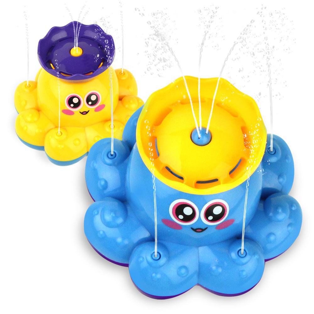 Đồ chơi nổi trên nước 3 màu hình chú bạch tuột vui nhộn cho bé tắm