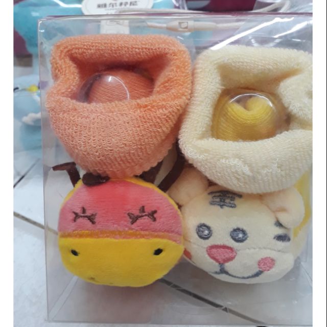 Set 2 đôi vớ đầu thú cho bé 6 đến 12 tháng