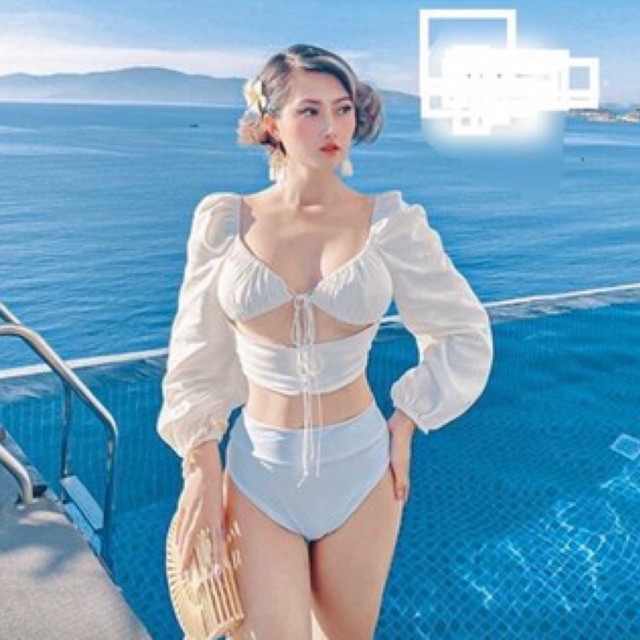 Bikini ĐỒ BƠI NỮ TAY DÀI CÔNG CHÚA SEXY ĐI BIỂN CAO update - JAMI - MM75