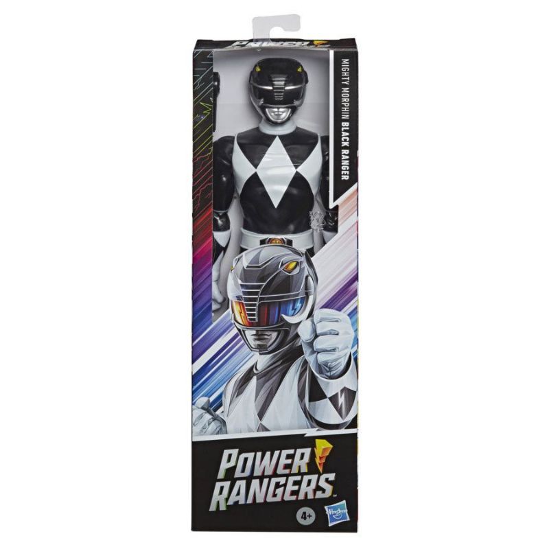 Mô hình Power Rangers Mighty Morphin - Black Ranger 12 Inch ( New seal ). Chính hãng Hasbro.