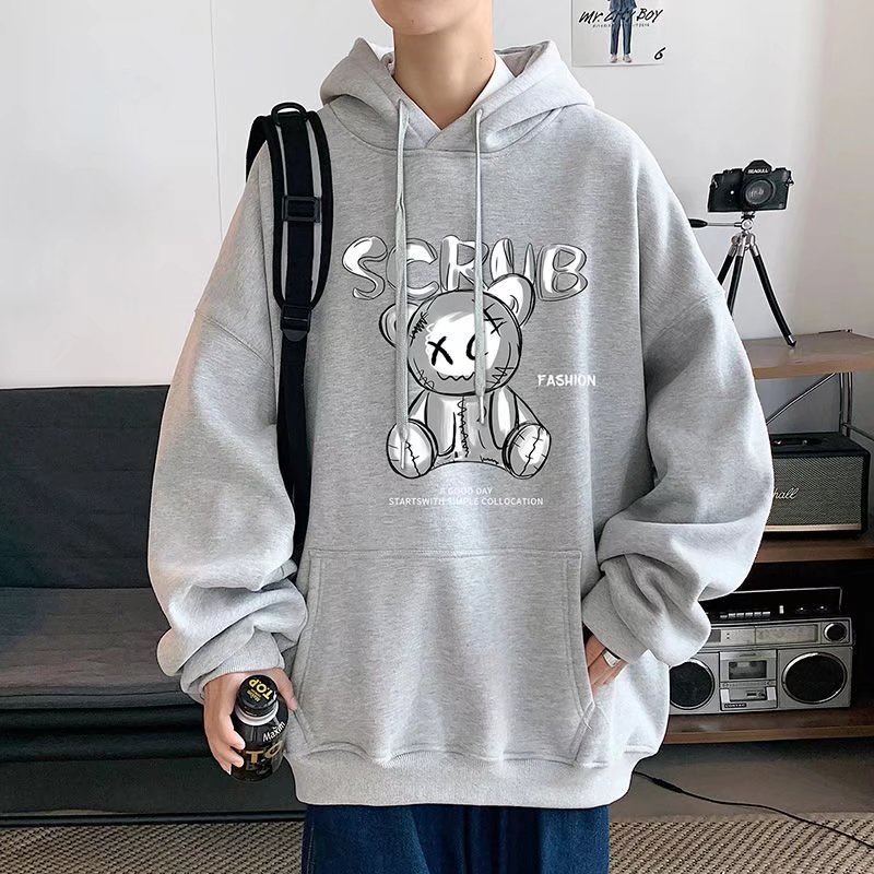 Áo khoác Hoodie có nón trùm đầu thời trang Hồng Kông cá tính cho nam