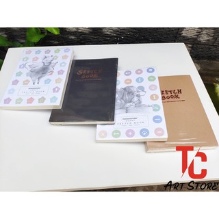 Sổ vẽ Potentate Sketchbook  bìa nâu ,bìa đen ,bìa hình con vật  A4.A5