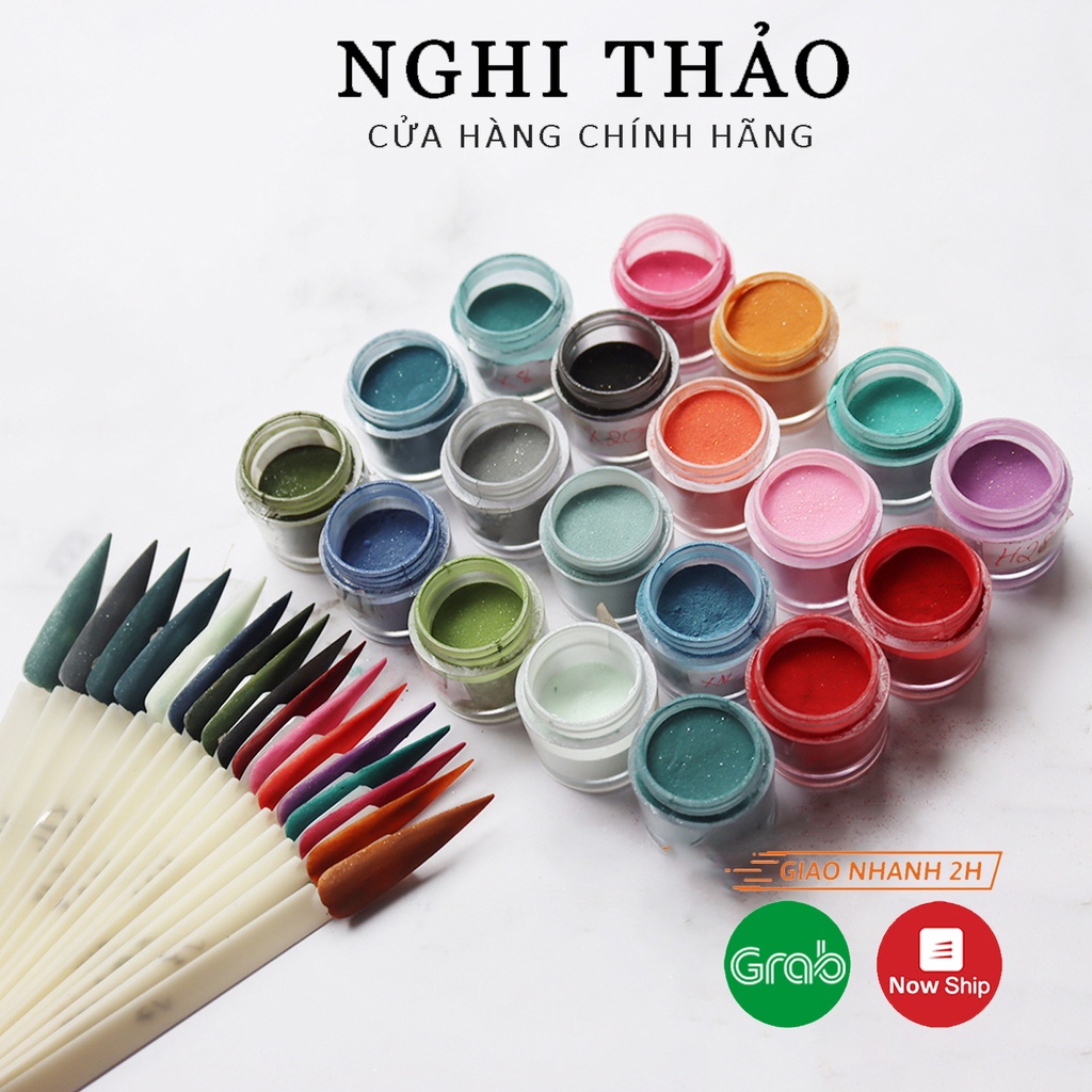 Bột nail đắp móng nặn hoa LADURA hũ 10g