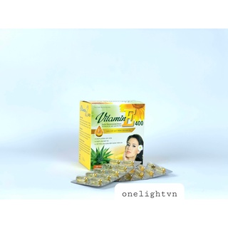 Vitamin e 400 - hộp 100 viên nang mềm đại uy