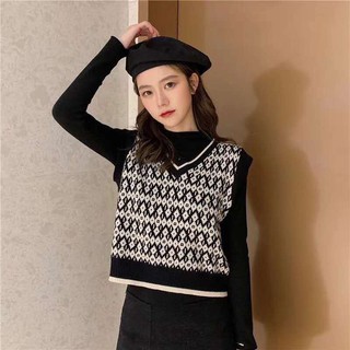 Áo Len Gile Nữ Dáng Vintage