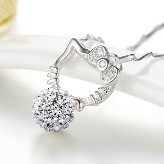 Vòng cổ Hello Kitty Bạc Mặt dây chuyền Vòng cổ