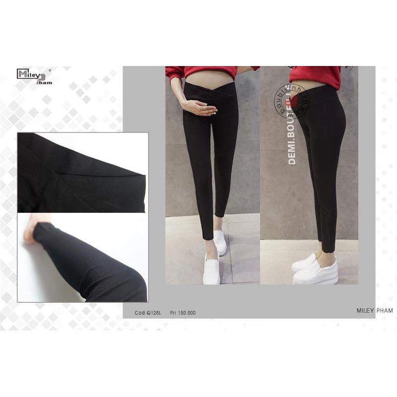 QUẦN BẦU LEGGING LEN CẠP ĐAN