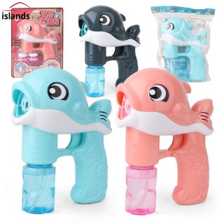 Cartoon Bubble Blower Machine Cute Soap Water Bubble Device Children Bubble Toys