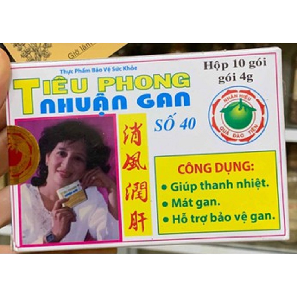 Tiêu phong nhuận gan số 40 hộp 10 gói