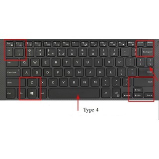 Tấm phủ bàn phím Dell 14"