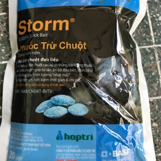Thuốc diệt chuột Storm của đức gói 20 viên